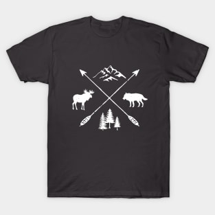 Wild nature in mountains of the North T-Shirt